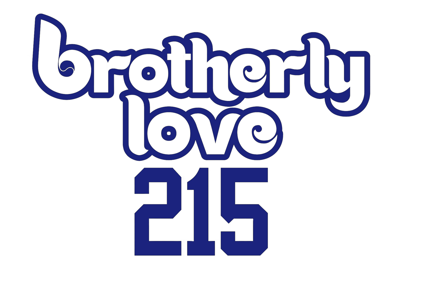 Brotherly Love 215 Heavyweight Hoodie (You choose the color)