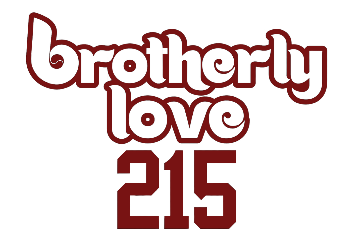 Brotherly Love 215 Heavyweight Hoodie (You choose the color)