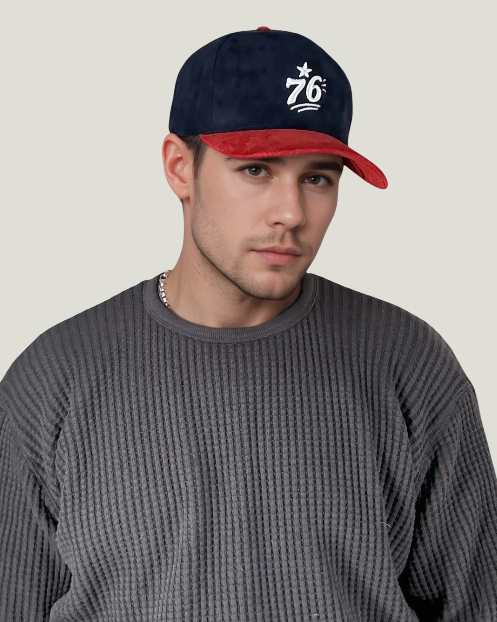 City Nights 76 Snapback — Premium Suede Edition