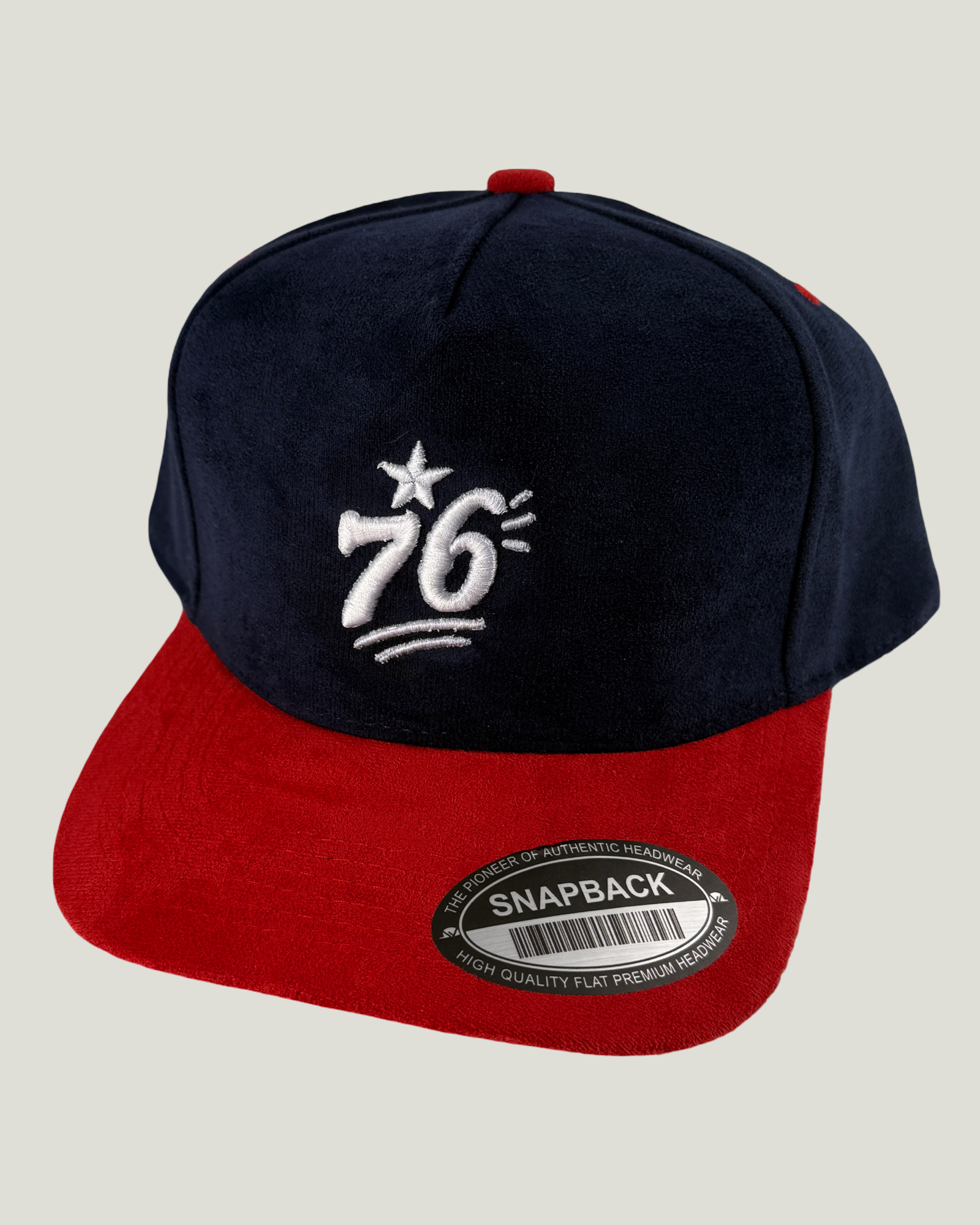 City Nights 76 Snapback — Premium Suede Edition