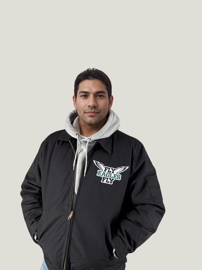 Fly Eagles Fly Canvas Workjacket