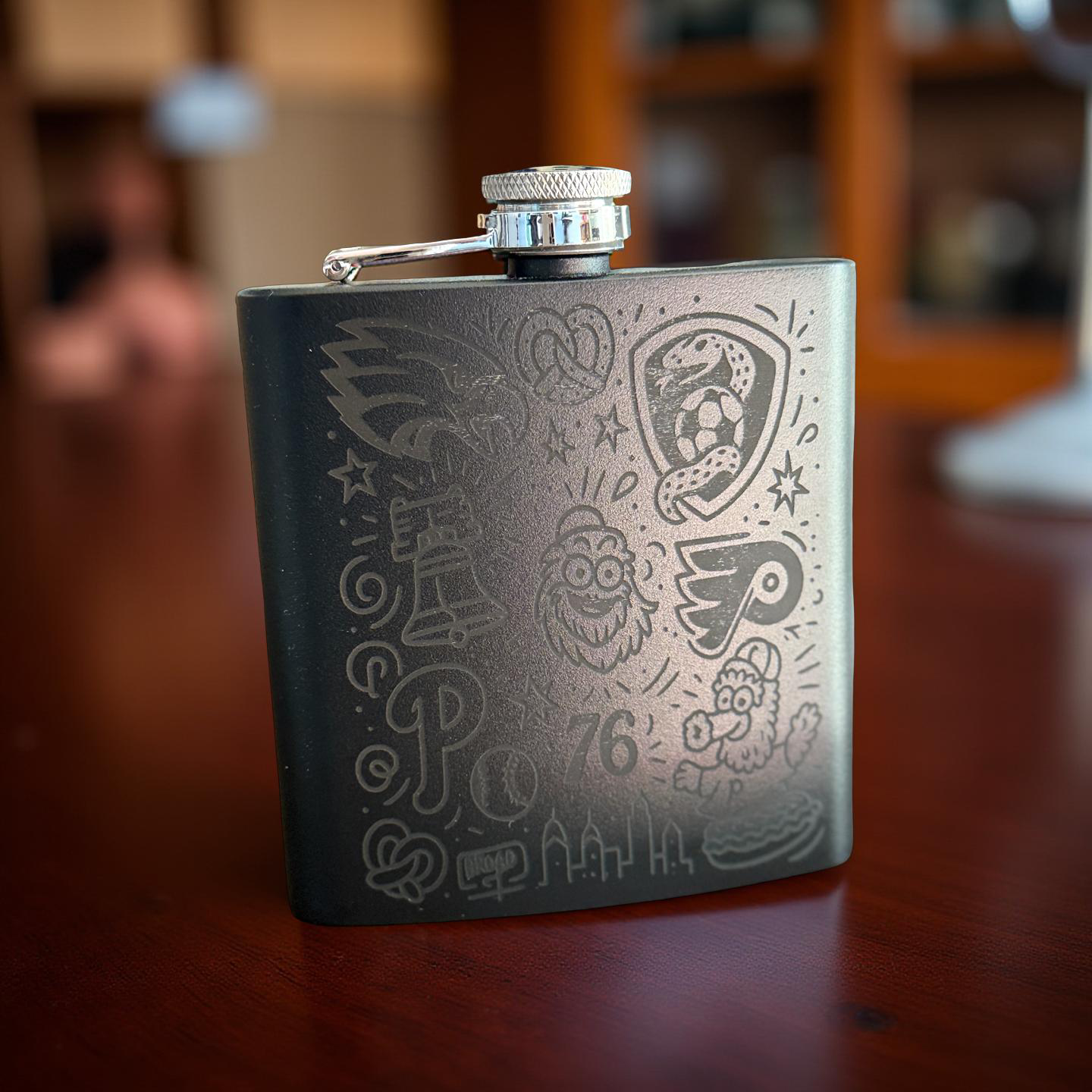 Philly Sports Doodle Flask