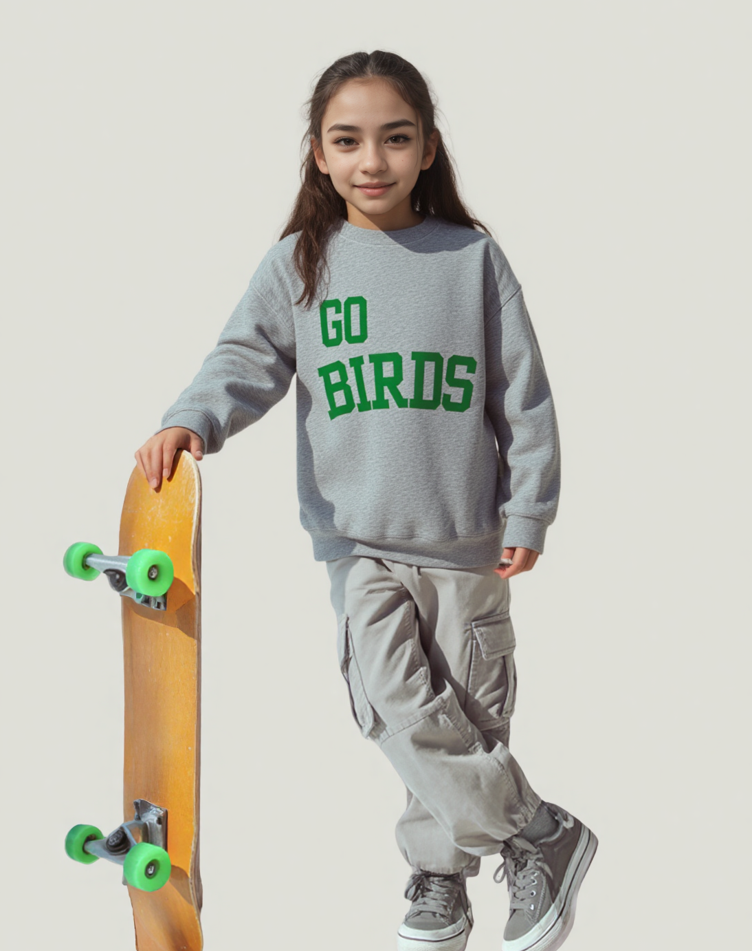 Youth Go Birds Crewneck Sweatshirt