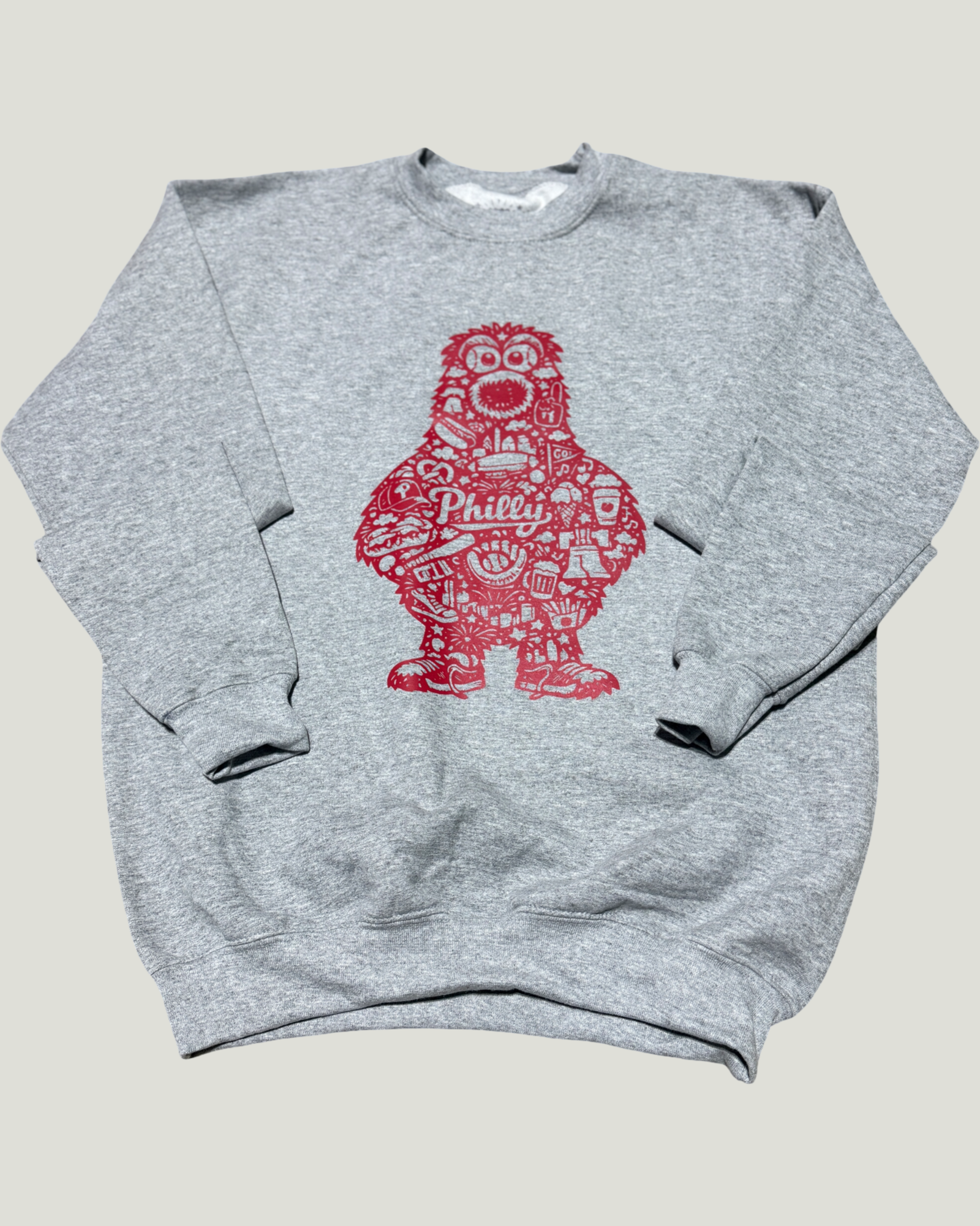 Philadelphia apparel – BL215 Fanatical Philly Crewneck