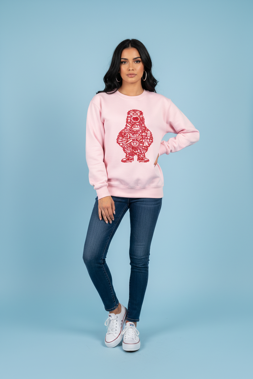 Philadelphia apparel – BL215 Fanatical Philly Crewneck