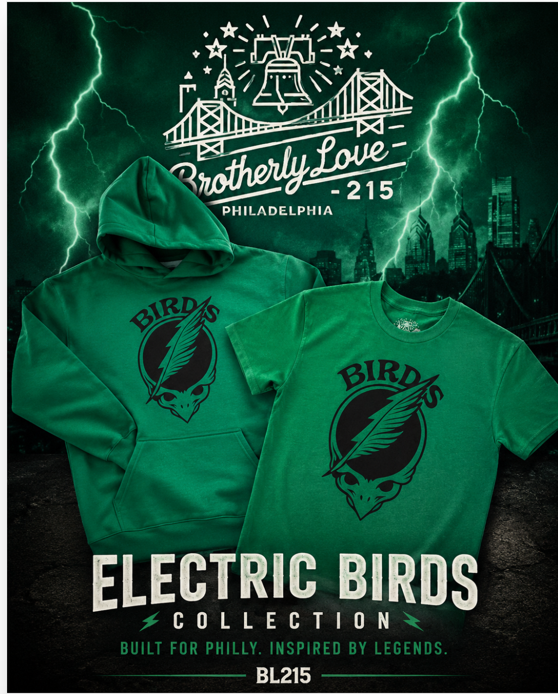 Electric Birds Tee